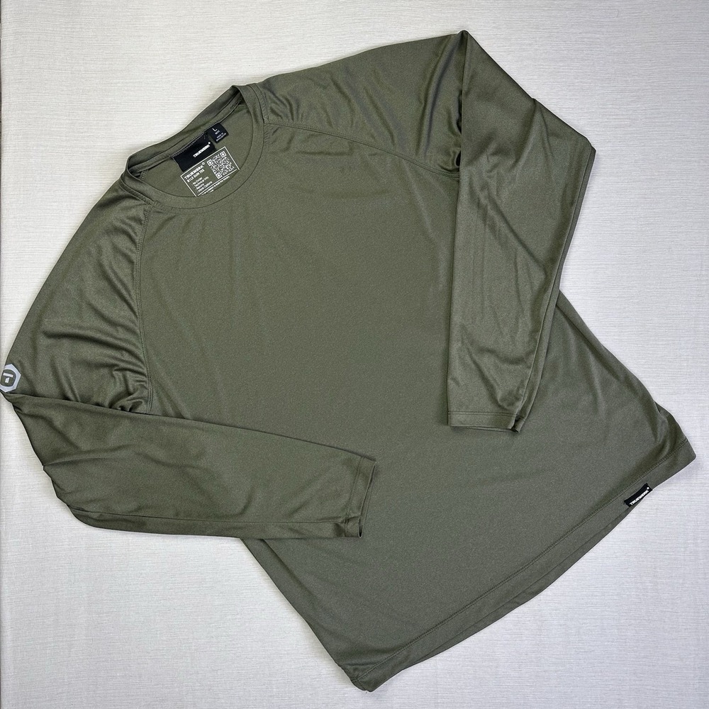 Truewerk B1 LS Sun Tee Mens Large Green Long Sleeve Performance Workwear Shirt